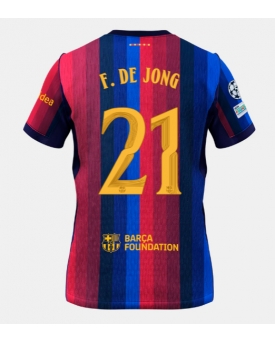 Billige Fotballdrakt Barcelona Frenkie de Jong #21 Replika Hjemmedrakt 2026-27 Kortermet Billige Fotballdrakt Barcelona Frenkie de Jong #21 Replika Hjemmedrakt 2026-27 Kortermet